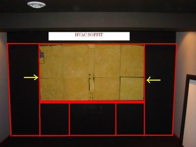 home theater false wall construction 1