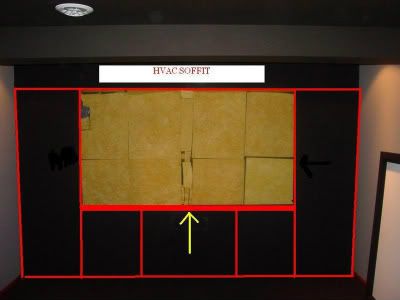 home theater false wall construction 2