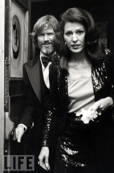 Rita Coolidge e Kris Kristofferson, algures nos 1970's