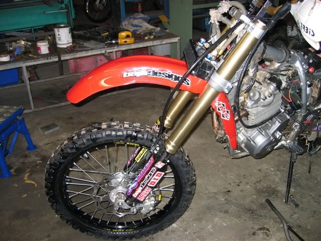 Honda xr400 suspension setup #5