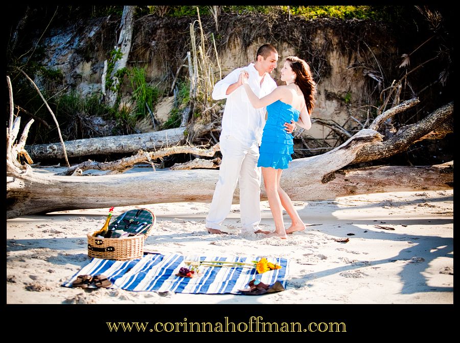 Engagement Beach Photo Session,Engage,Proposal,Jacksonville FL Wedding Photographer,Corinna Hoffman Photography