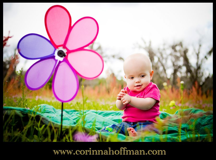 Baby Photo Session,Flower Field,Jacksonville FL Baby Family Photographer,Corinna Hoffman Photography