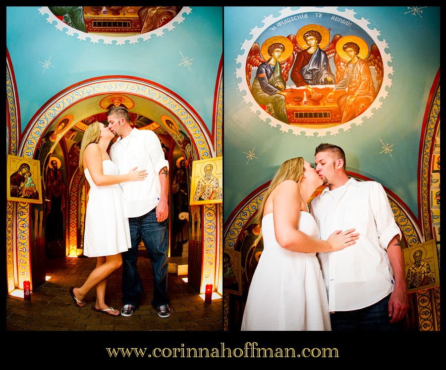 St. Augustine,Jacksonville FL Wedding Photographer,Engagement Session,Katie,Brad,Pink and Green Wedding