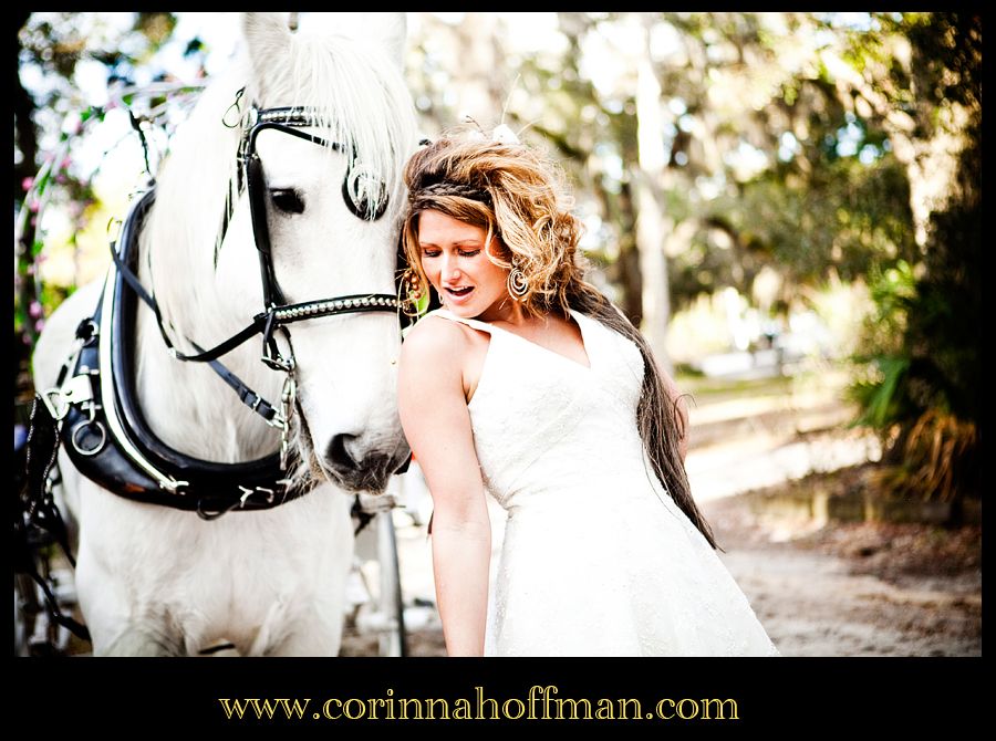Corinna Hoffman Photography,Jacksonville FL Wedding Photographer,White Horse,Romantic Fairy Tale Wedding,Big Ben,Pinto Carriage Works,River City Bridal