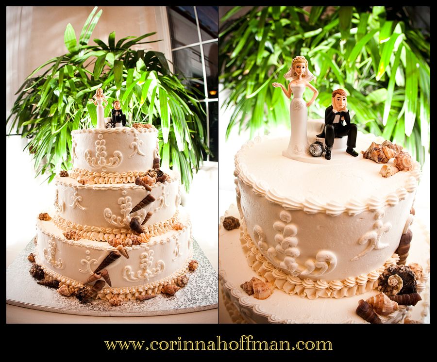 Weddings,Beach Wedding,Casa Marina Hotel,Cake Topper,Bride,Groom,Ball and Chain,Jacksonville FL Wedding Photographer,Corinna Hoffman Photography