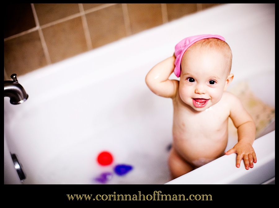 Jacksonville FL Baby Photographer,Bath Time Session,Family,Corinna Hoffman Photography
