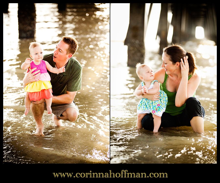 Jacksonville FL Baby and Family Photographer,Beach Session,Family Pictures,Seashells,Pier,Corinna Hoffman Photography