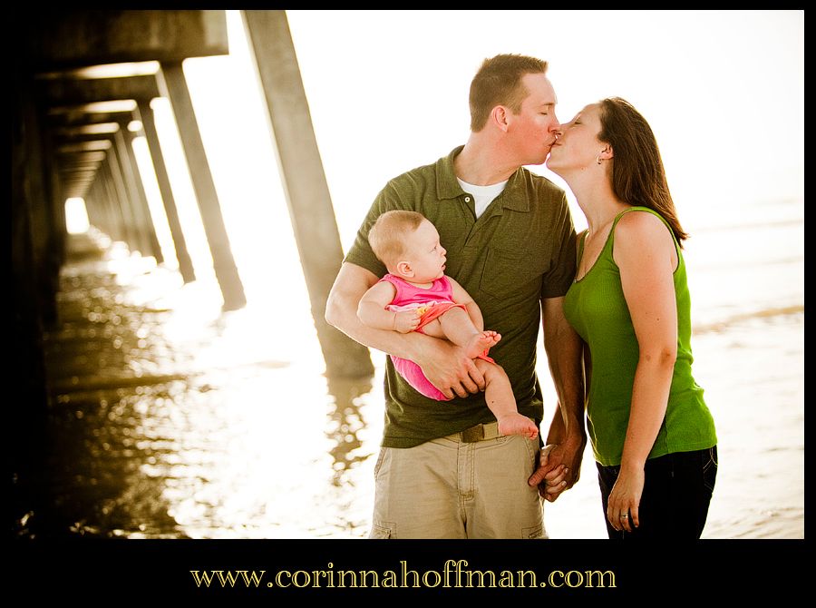 Jacksonville FL Baby and Family Photographer,Beach Session,Family Pictures,Seashells,Pier,Corinna Hoffman Photography