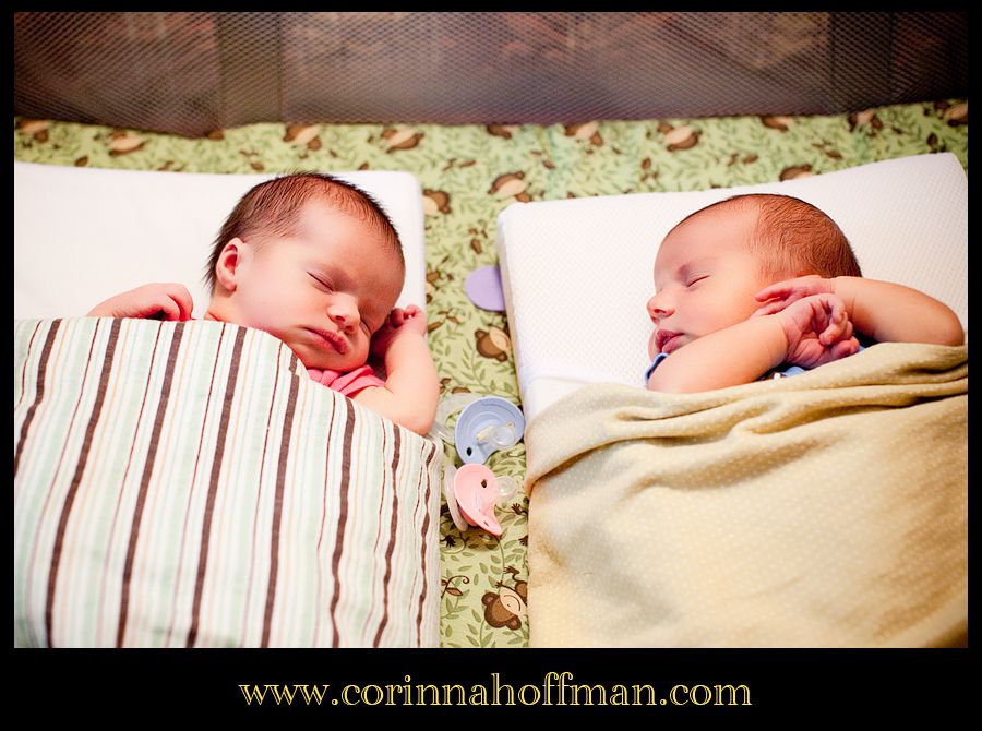 Twin Newborn Session,Jacksonville FL Family and Baby Photographer,Corinna Hoffman Photography,Twins