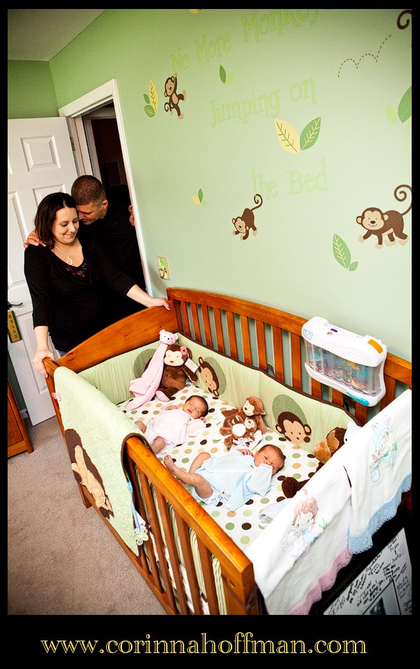 Twins,Photo Session,Corinna Hoffman Photography,Jacksonville FL Newborn Baby Photographer,Family