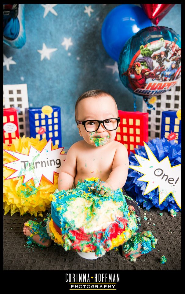 superhero birthday cake smash sesssion - jacksonville florida baby photographer - corinna hoffman photography photo Birthday_Cake_Smash_Studio_Photographer_Corinna_Hoffman_Photography_92_zps8dfrb8ch.jpg