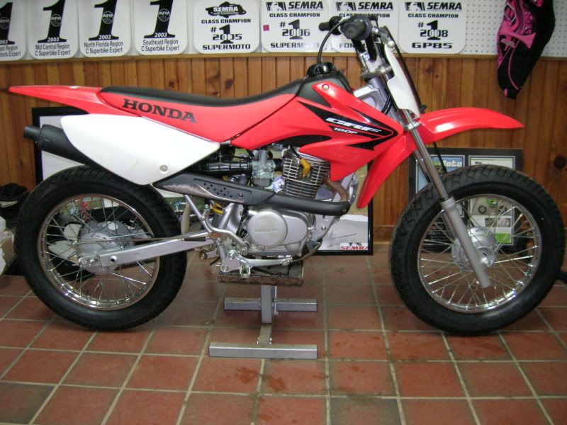 How to make a honda xr80 faster #7