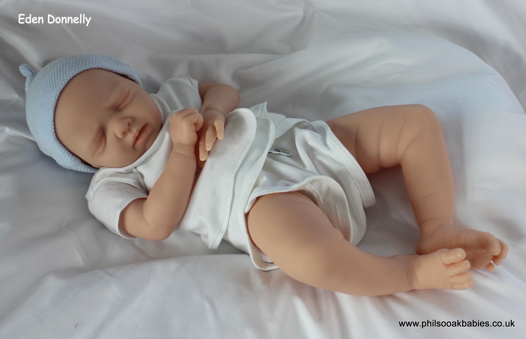 Reborn Baby Doll NEW BORN Realistic Vinyl doll kit Eden *Phil Donnelly
