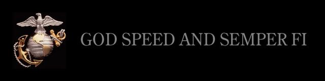 God speed and Semper Fi