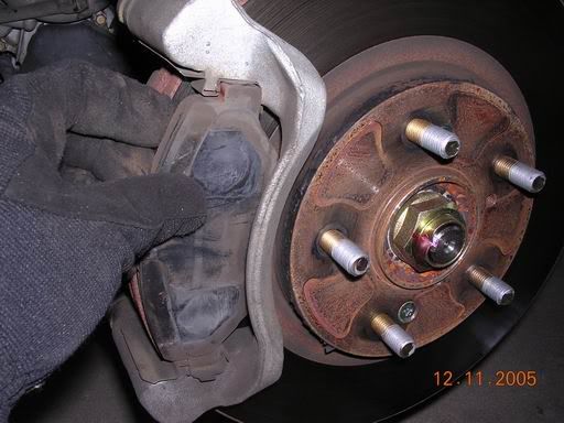 Honda pilot brake pad installation