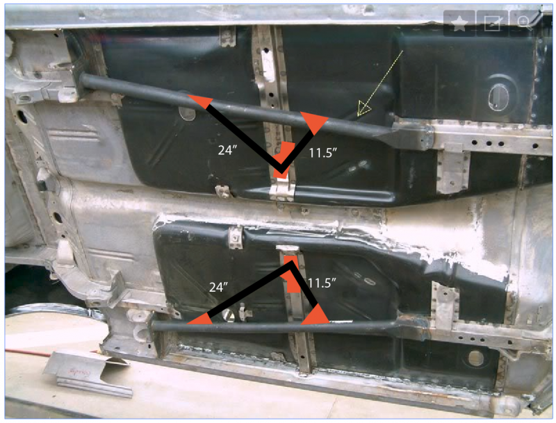 63 nova subframe connectors to floor? Nova Tech
