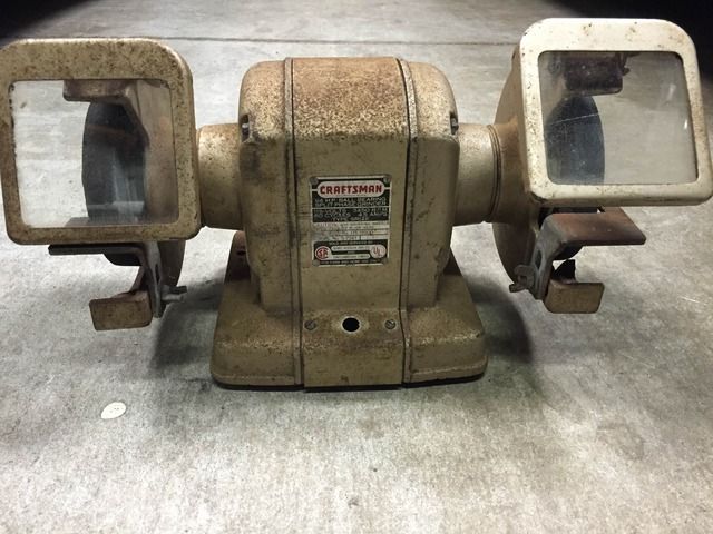 New To Me Craftsman Bench Grinder Need Some Help The Garage