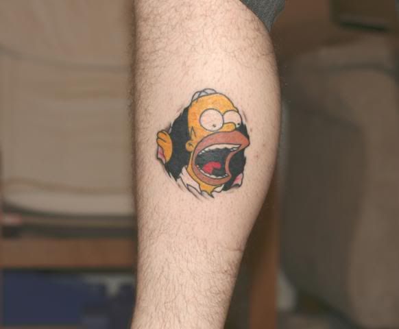 My Homer Tattoo Image