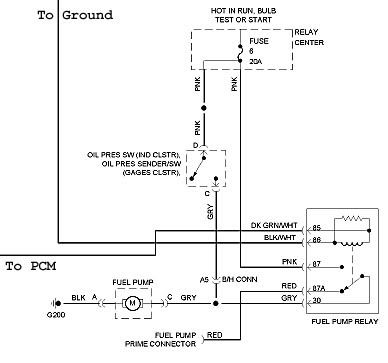 acura fuel pump relay