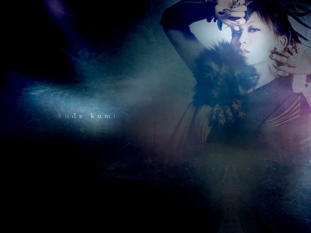 This one is of Koda Kumi. I apologize if the wallpaper is too dark, 