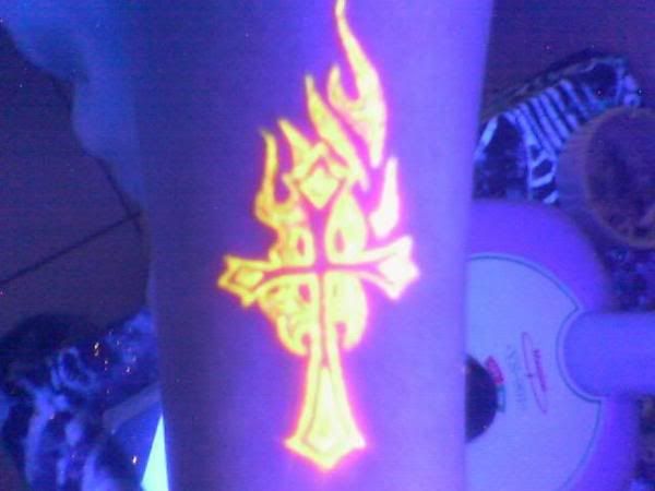 Labels: Christian Tattoos luminous flame