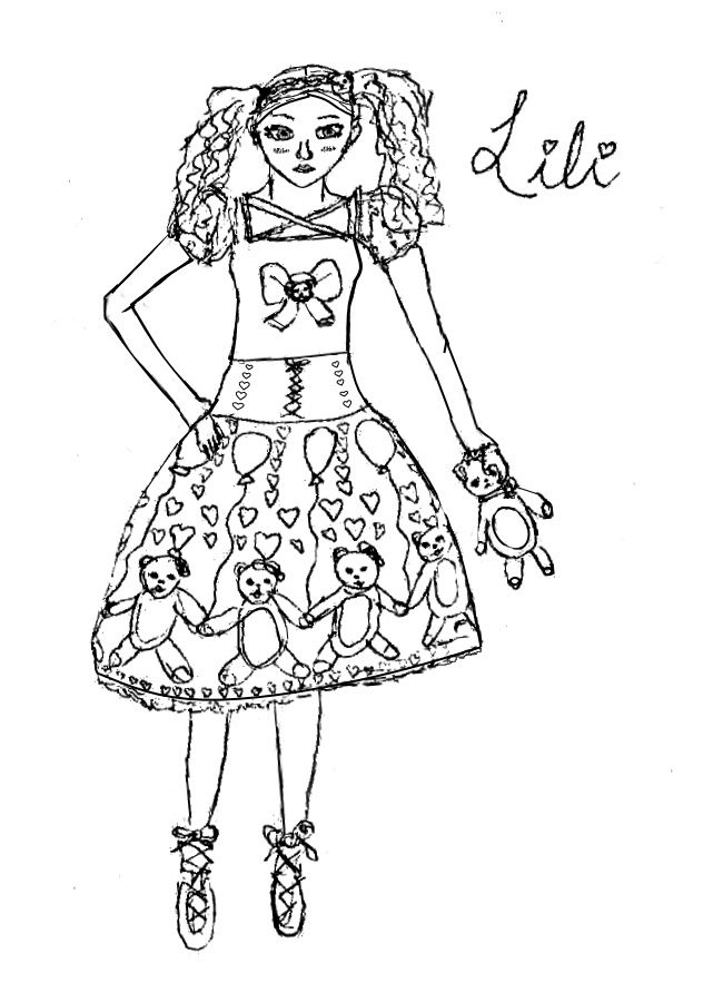 Lili Coloring Page