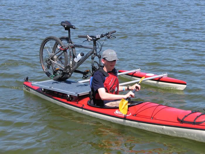 dumb stick bicycle kayak tow bar