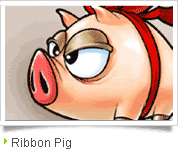 Ribbon Pig