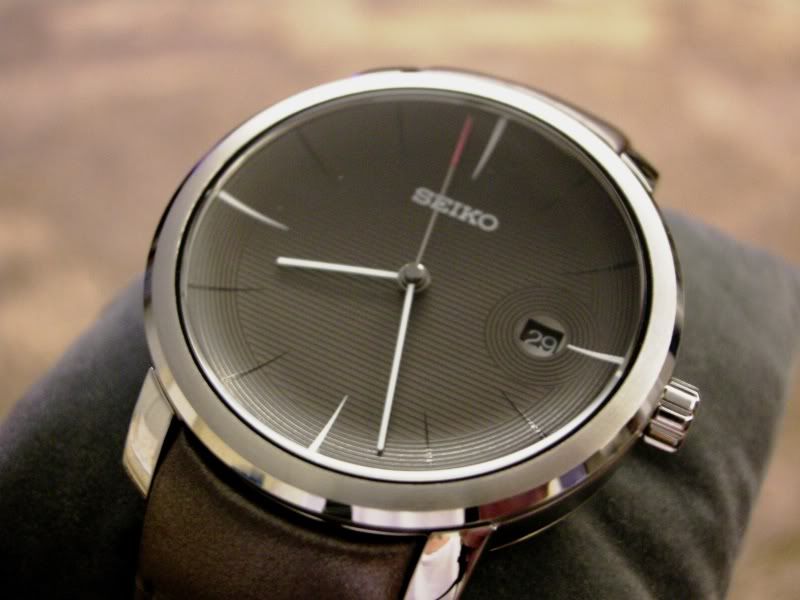 zen stone metal watch