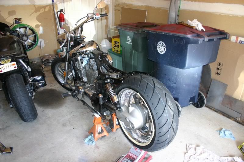 Honda vtx 1300 rear fender removal #2