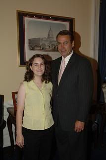 Jennifer Whitacre with Rep. Boehner