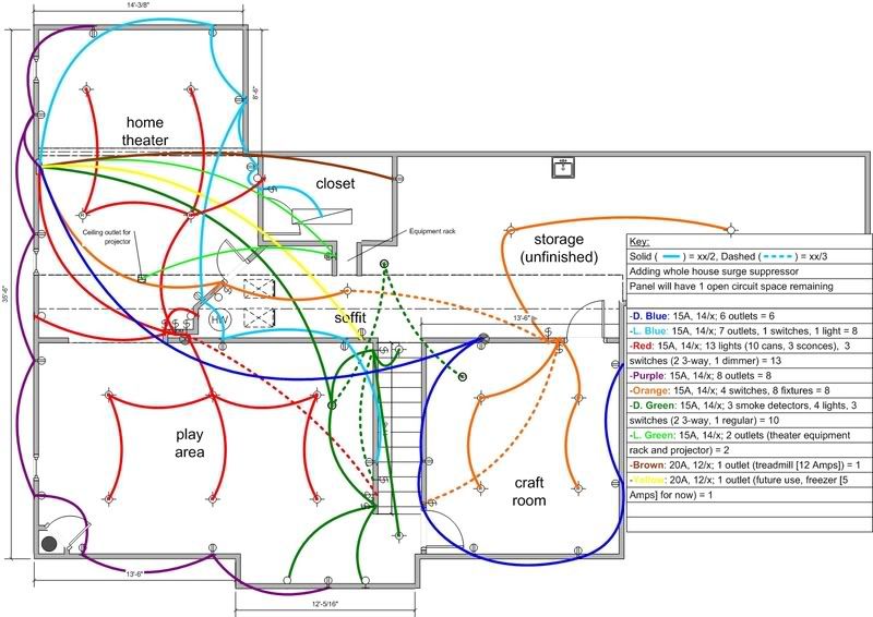 Finishing Basement - Wiring Diagram - Electrical - Page 2 - DIY