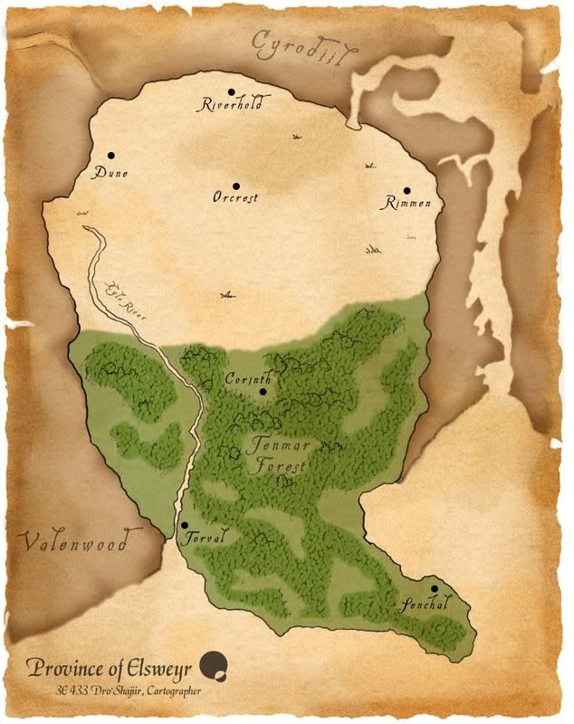 Map Of Elsweyr