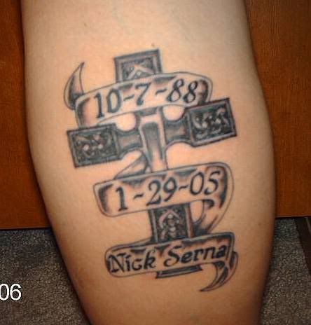 There are different options for getting a in loving memory tattoo.