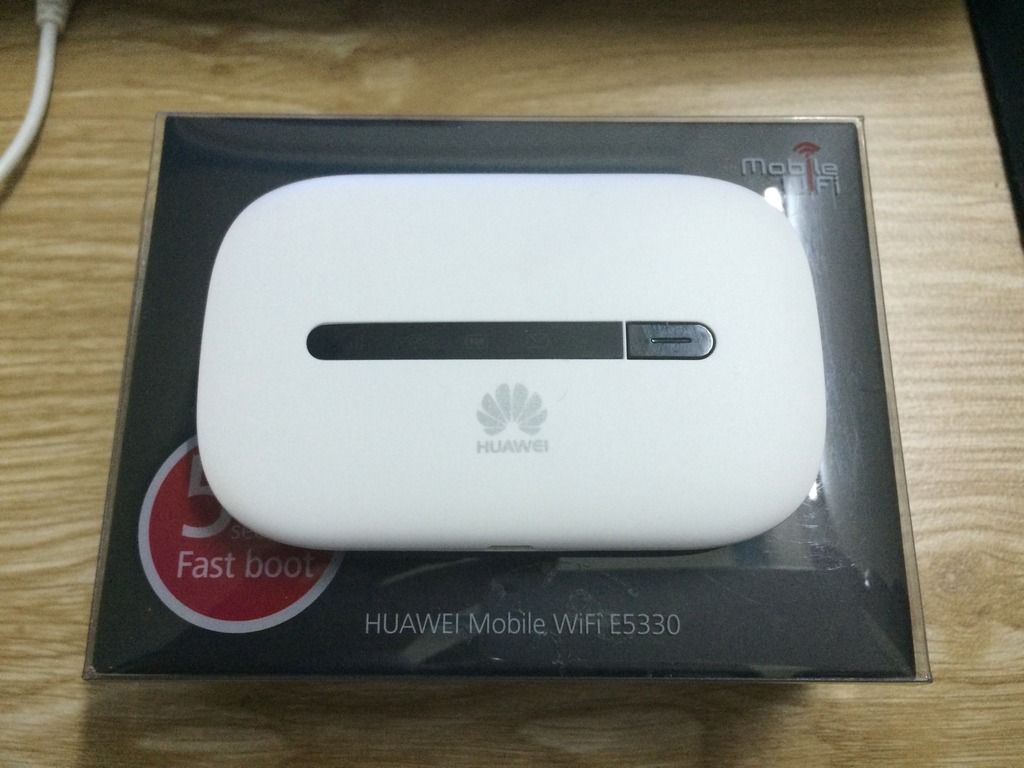 Bán Huawei E5330 21Mbps 3G Mobile WiFi Hotspot (White) New 100% - 1