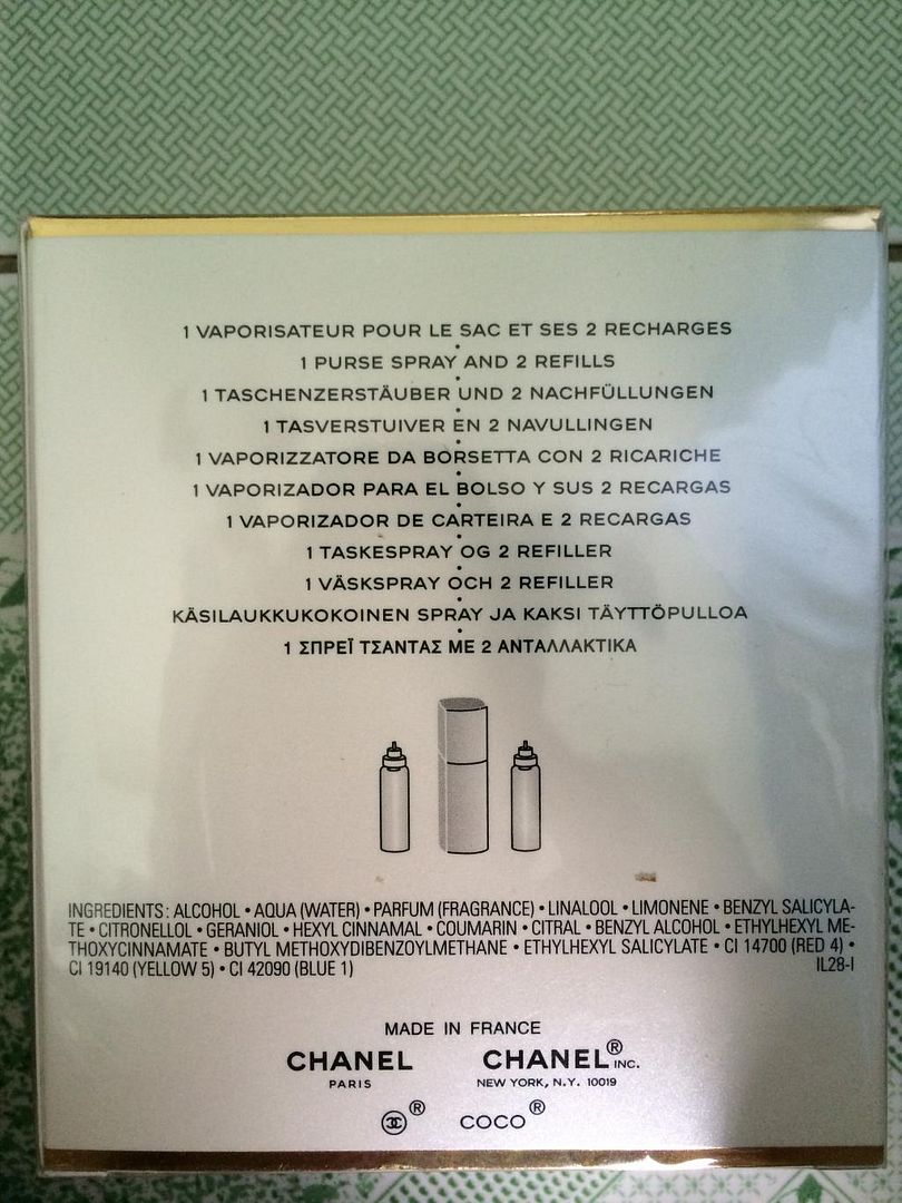 Bán Nước Hoa chaaa Coco Mademoiselle 3*20ml &  chaaa Chance 3*20ml hàng Pháp - 1