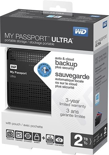 Bán ổ cứng WD - My Passport Ultra 2TB External USB 3.0 New 100% - 1