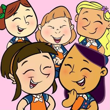 girl scout troop clip art Pictures, Images and Photos