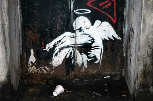 banksy angel