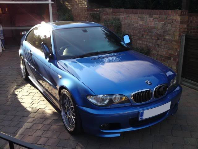 BMW E46 330cd Individual Estroil Blue Correction