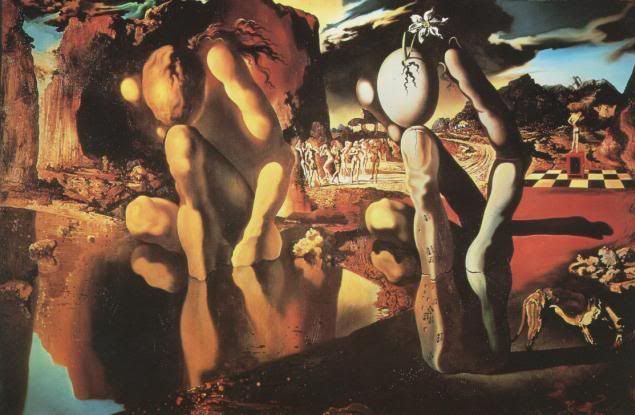 The transformation of Narcissus by Salvador Dali Pictures, Images and Photos