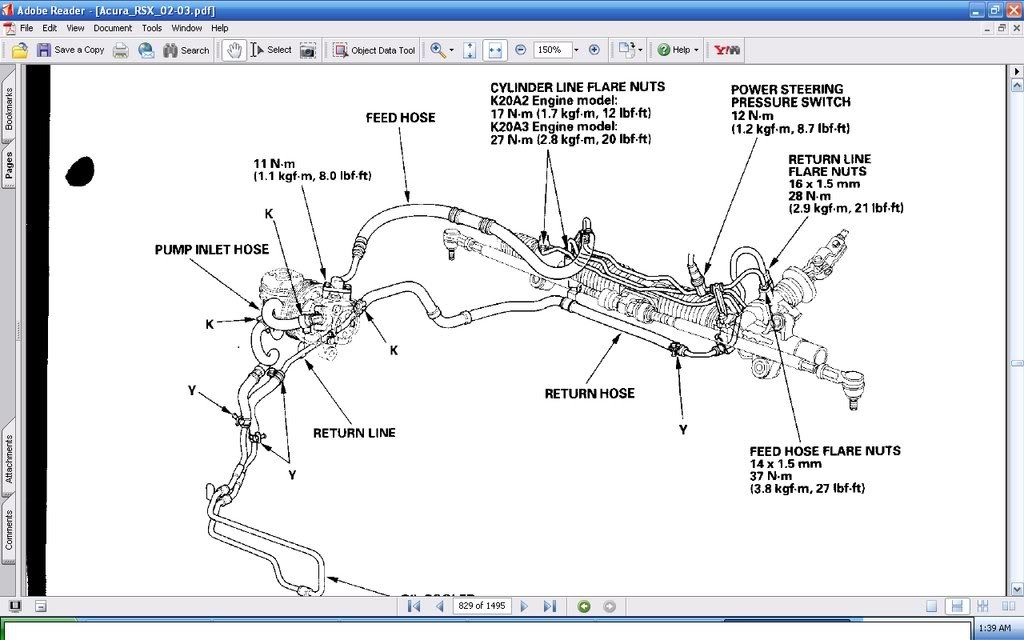 Power steering line removal Acura RSX, ILX and Honda EP3 Forum