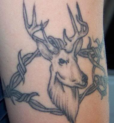 Ceative deer tattoos