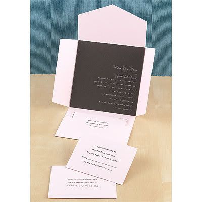Wedding Invitation Enclosure Cards on It Also Has A Cute Little Built In Pocket To Hold The Enclosure Cards