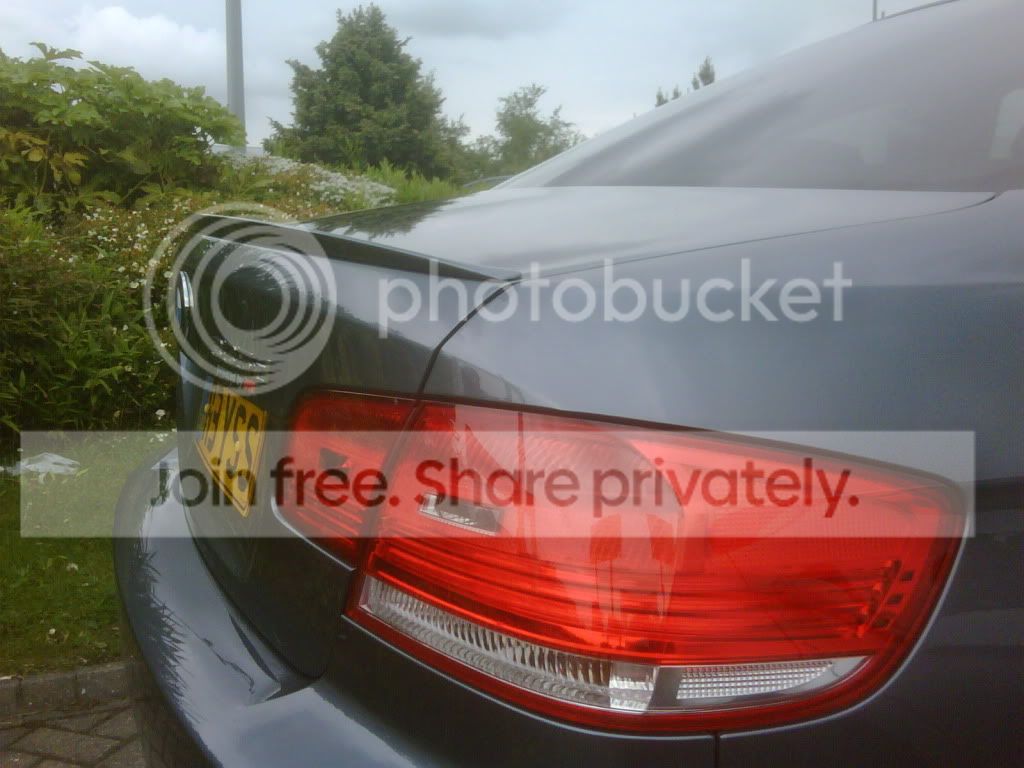 Ive just added an M3 rear lip spoiler to my 335d