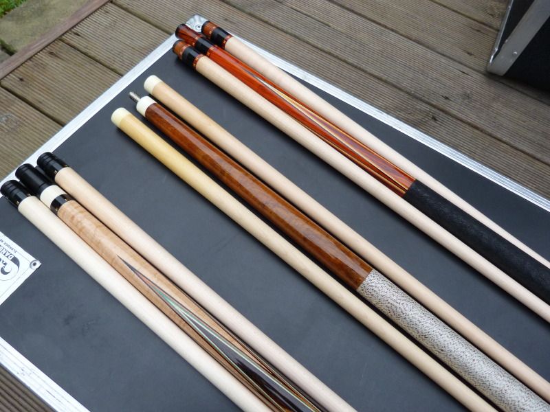 Steve Dunkel, Jon Spitz and Tom Coker cues for sale - AzBilliards.com