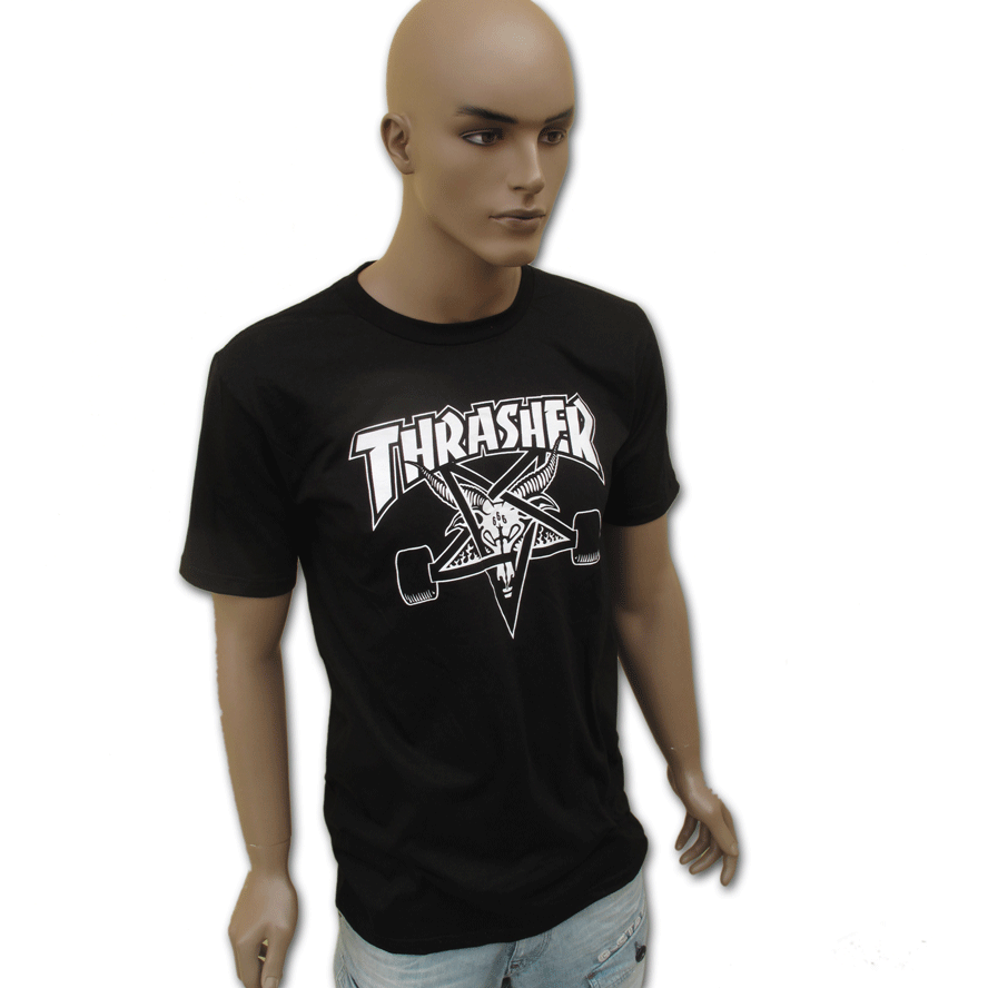 THRASHER SKATE GOAT 666 T-SHIRT Sz. M & L , Original Oldschool | eBay