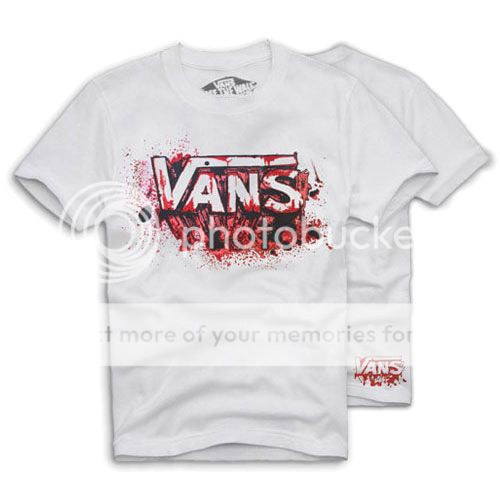 VANS Original Skate T Shirt SPLATTER Skateboard, Gr. S, M, L versch