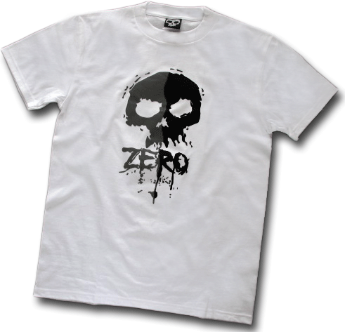 ZERO Skate T Shirt SLICED SKULL S,M,L OrIgInAlS ★