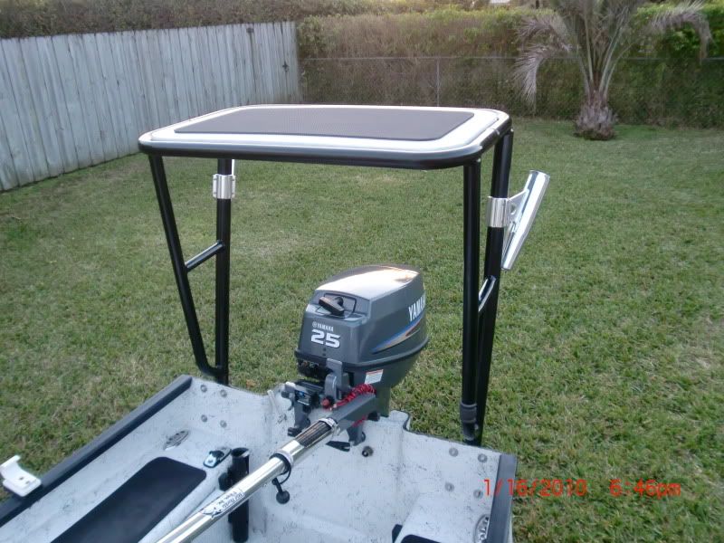 www.customgheenoe.com • View topic - Removable Poling Platform